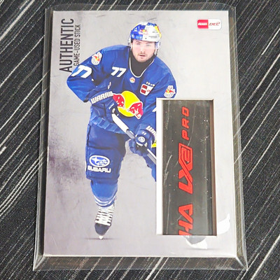 DEL Eishockey Playercard Authentic  Game-Used Stick Adam Brooks RB München 