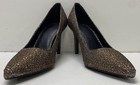 michael Kors Bronze Solid with rhinestones Pointed Toe Pump Heels Women 7M — photo 2