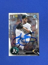 2016 Bowman Draft Chrome #BDC-66 Logan Shore ROOKIE Signed Autograph Auto Rc