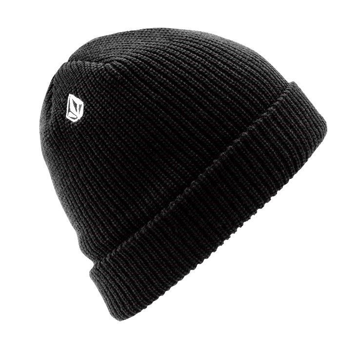 Gorro Volcom Full Stone Cuff negro