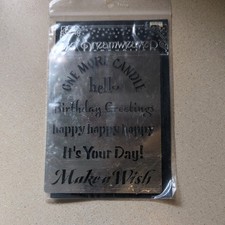 Dreamweaver 'Words and Phrases' Metal Stencil