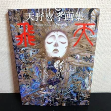 Yoshitaka Amano Hiten Art Book  Final Fantasy Guin Saga Illustration Japan JA