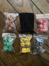 Card Game/Board Game Dice Sets Lot of 5 Various New