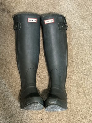 HUNTER Women s Size 8 Original Tall Rain Boots Green Outdoor WFT1000RMA-HGN