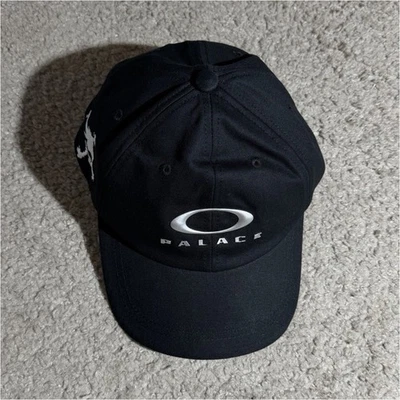 Palace Oakley 6-Panel casquette baseball noire réglable taille unique mesh - Photo 1/4
