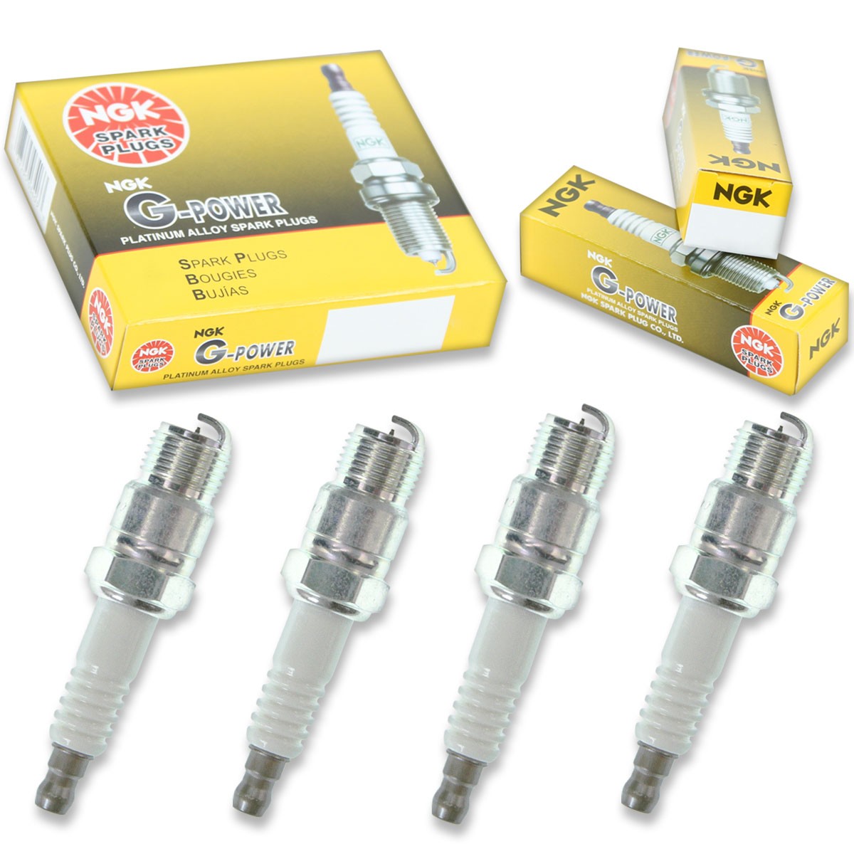 4pcs 79-90 Hardin H305I NGK G-Power Spark Plugs Kit Set Engine sh