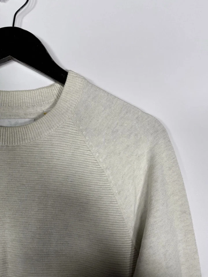 LYLE & SCOTT SILK BLEND Jumper - Medium - Ivory - Great Condition - Men’s - Image 2 of 4