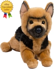 General German Shepherd Dog Plush Stuffed Animal realistic plush representation
