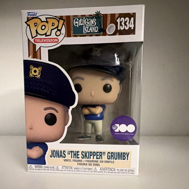 Funko Pop! Television Gilligan's Island Skipper Grumby #1334 WB100 Vinyl