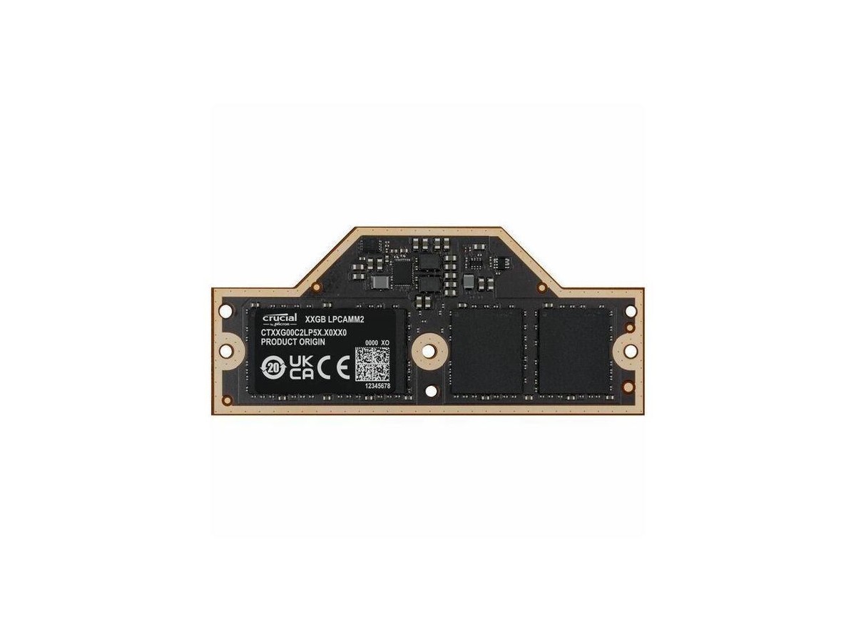 Crucial 64GB LPCAMM2 LPDDR5X- 7500 Memory For Notebook - DDR5-7500