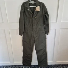 VINTAGE Key Coveralls Mens 38x30 Reg  Green Mechanic Garage Work Nwt