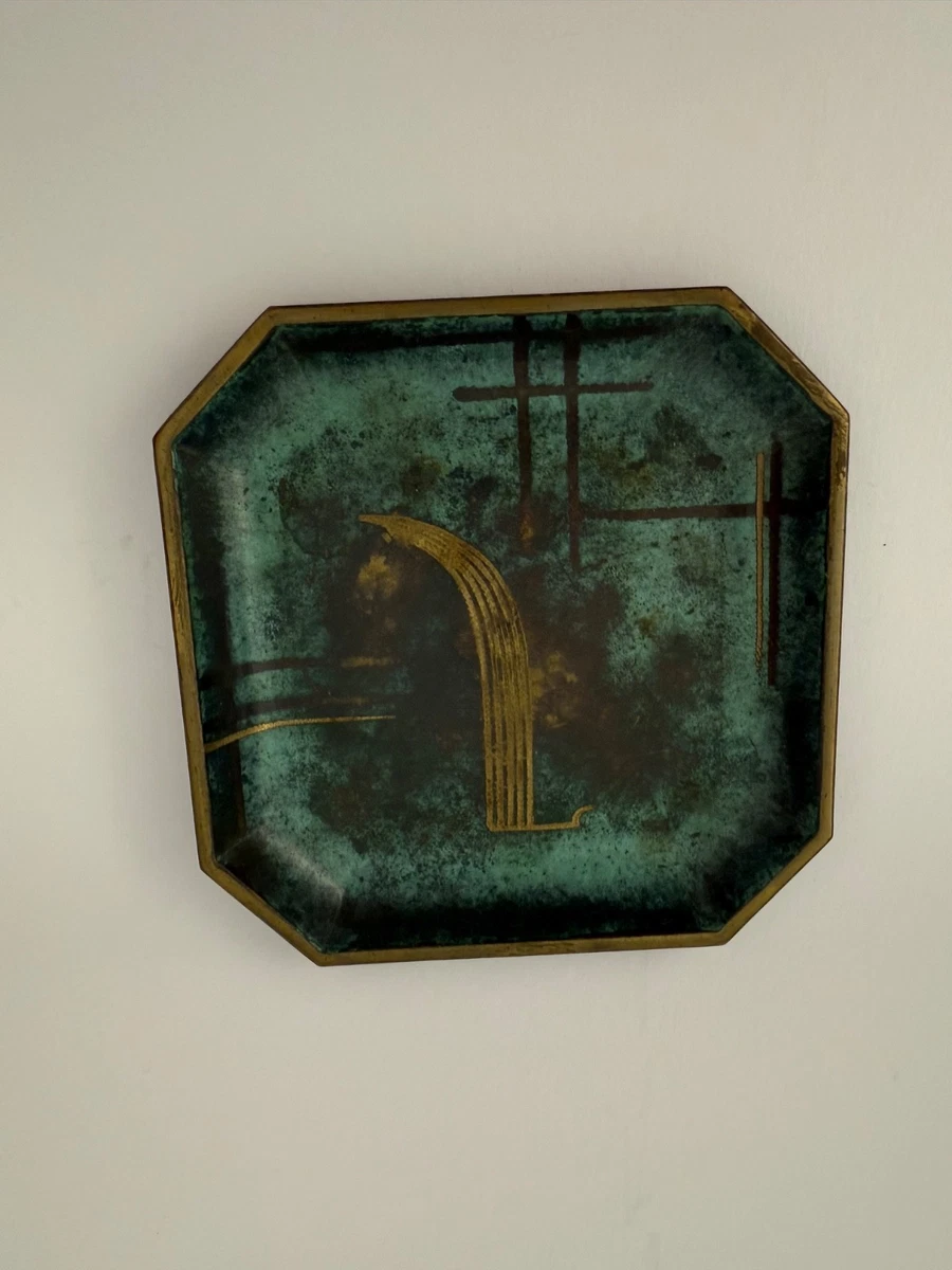 Antique WMF Ikora Square Dish by Paul Haustein