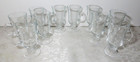 New Listing10 Irish Coffee Glass Mugs Footed Pedestal Portugal, 5 3/4"H, Vintage