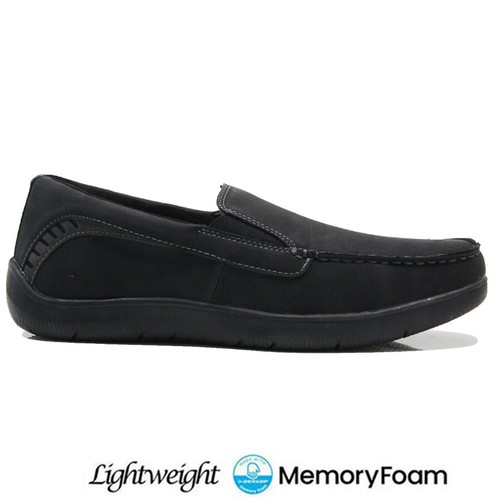 MENS CASUAL SLIP ON MEMORY FOAM WALKING WORK LOAFERS MOCCASIN DRIVING SHOES SIZE - Picture 21 of 26