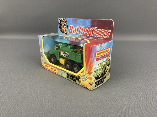 Matchbox Battle Kings K-110 Recovery Vehicle Press-A-Matic 1975 UNPUNCHED NIB - Picture 5 of 10
