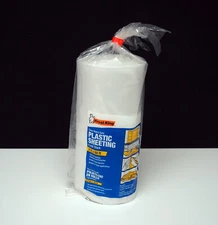 Frost King P350 - Clear Plastic Sheeting - 3 ft Wide x 50 ft Long x  4 Mil Thick