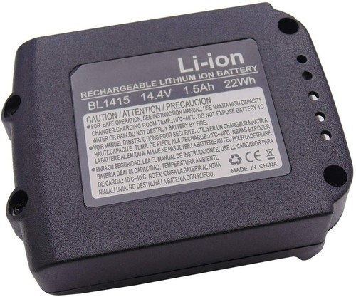 6X For Makita Battery BL1415 BL1415N 14,4V 1,5Ah Li-Ion 196875-4 BL1430B BL1440B - Imagen 3 de 18