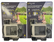 Orbit B-Hyve XD 1-Port Smart Home Watering Hose Faucet Timer w/ Wi-Fi Hub 2-Pack