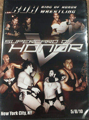 ROH Supercard Of Honor V 2010 (DVD) ARTWORK WATER DAMAGED, DISC LOOKS GREAT