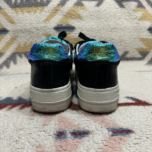Ash Sneakers Plateauschuhe Mond Kult Narr schillernd schwarz Trainer Leder Gr. 6 - Bild 4 von 9