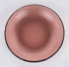 Fire & Light Recycled Glass 9" Pasta Bowl Plum #3