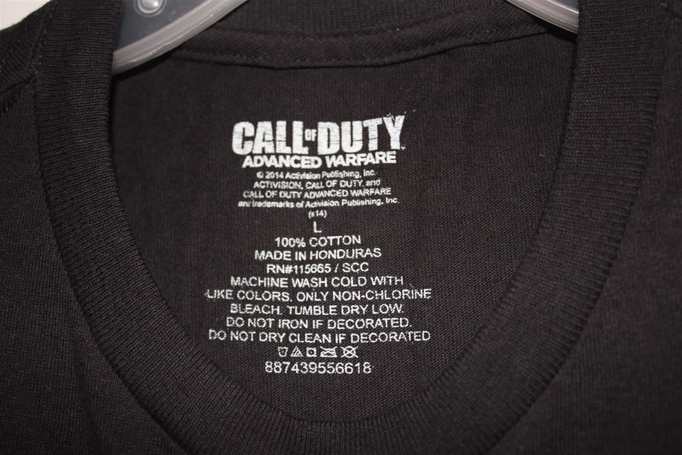 Call Of Duty Advanced Warfare размер L Activision винтажный 2014 футболка - Изображение 2 из 3