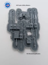 HO Scale Utility Meter set