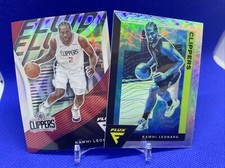 2020-21 Panini Flux Kawhi Leonard Lot Silver Prizm Base + Silver Fluid Clippers