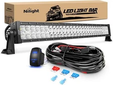 Nilight 42Inch 240W Spot Flood Combo Led Light Bar Off Road Driving Lights