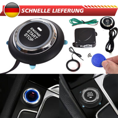 APP Remote Starter Stop Auto Keyless Entry Engine Start Alarm Druckknopf System