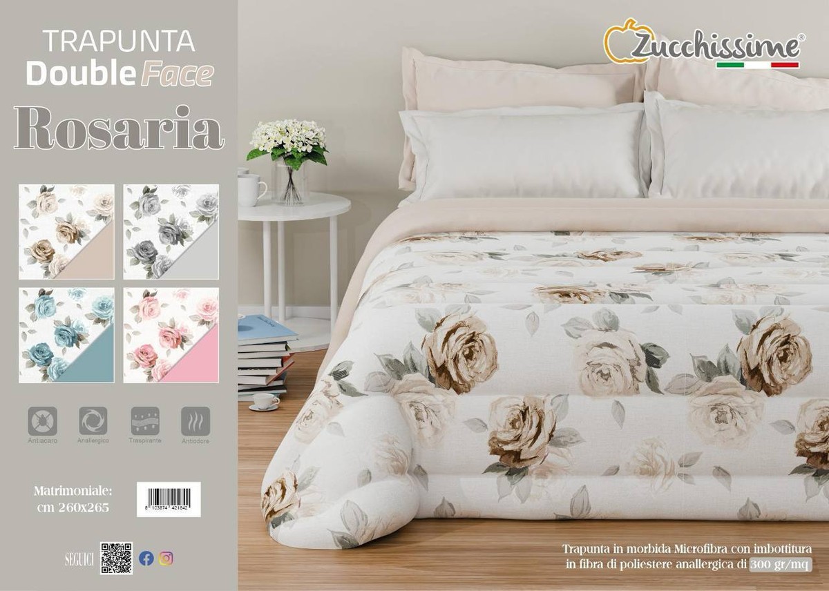 Trapunta Piumone Letto Matrimoniale Zucchissime 