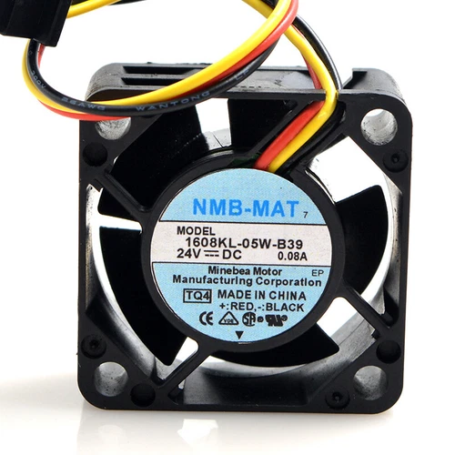 NMB-MAT 1608KL-05W-B39 Cooling Fans DC24V 0.08A 3Pin CPU Case Fan 40*40*20mm 