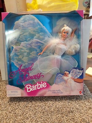 Vintage 1996 angel princess barbie doll New In Box | UK