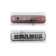 Smart Brabus Boot & Grille Emblems - Mercedes Rear Badge & Front Sticker grille 