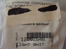 12002646 WHIRLPOOL REFRIGERATOR DOOR LIGHT SWITCH, 3 prongs