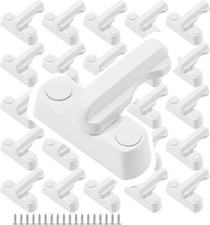 2pcs  Sash  Security Locks for Upvc Window  White thumbturn Safety UK
