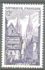 FRANCE 1954 QUIMPER RUE KEREON YT n° 979 Neuf  ★★ luxe / MNH (A)