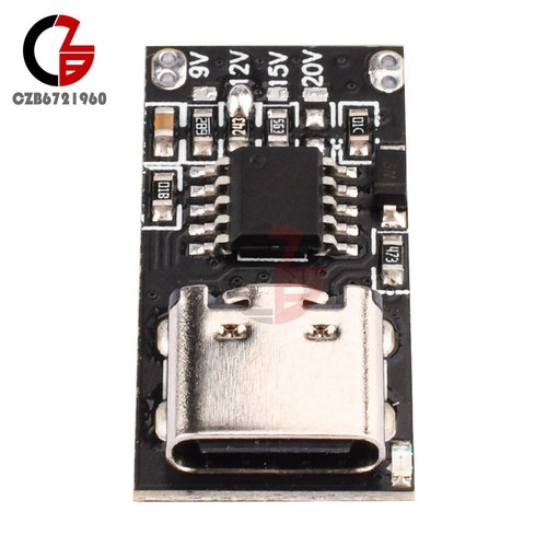 10 STCK. 5A Typ-C PD/QC Schnellladung Schnellladeplatine USB Boost Schaltungsmodul - Bild 12 von 15