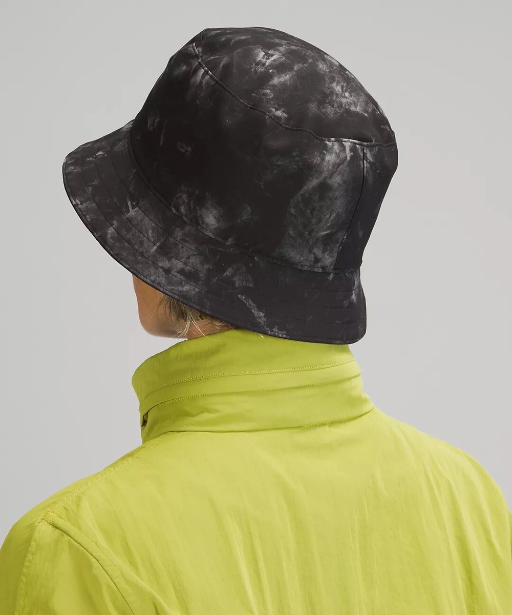 Lululemon Both Ways Bucket Hat NWT S/M Unisex Black Tie Dye  display picture 1