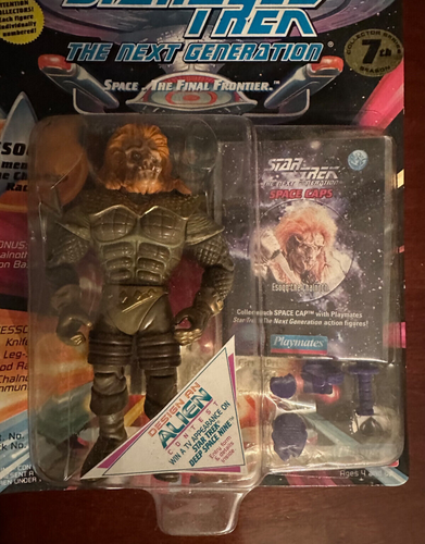 Vintage 1994 Playmates Star Trek TNG-ESOQQ- action figure NEW - Picture 2 of 3