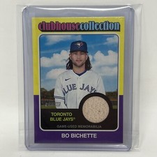 Bo Bichette 2024 Topps Heritage Clubhouse Collection RELIC #CCR-BBI Blue Jays