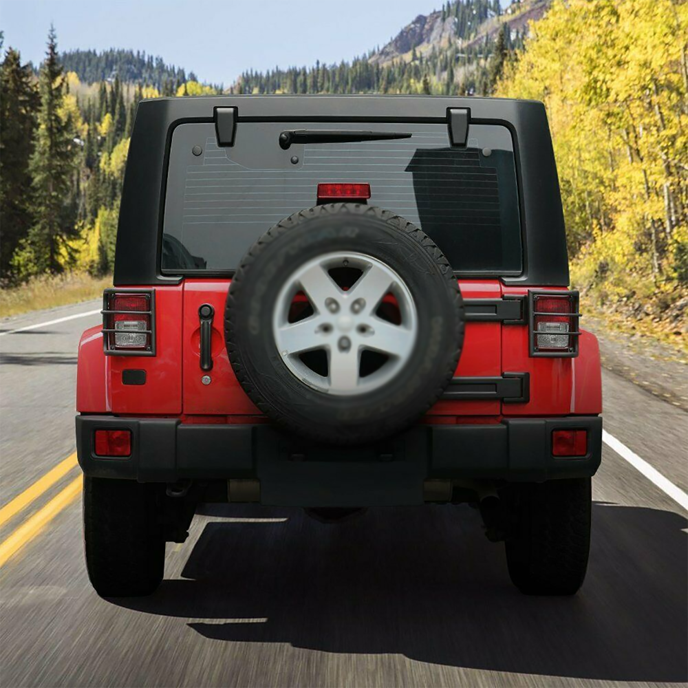 2x Rear Tail Light Guards Taillight Protector For Jeep Wrangler JK