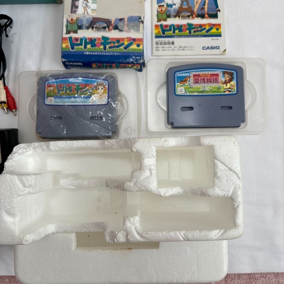 CASIO LOOPY My Seal Computer SV100 Game Console SET - Japan CASIO LOOPY My Seal Computer SV100 Game Console SET - Japan