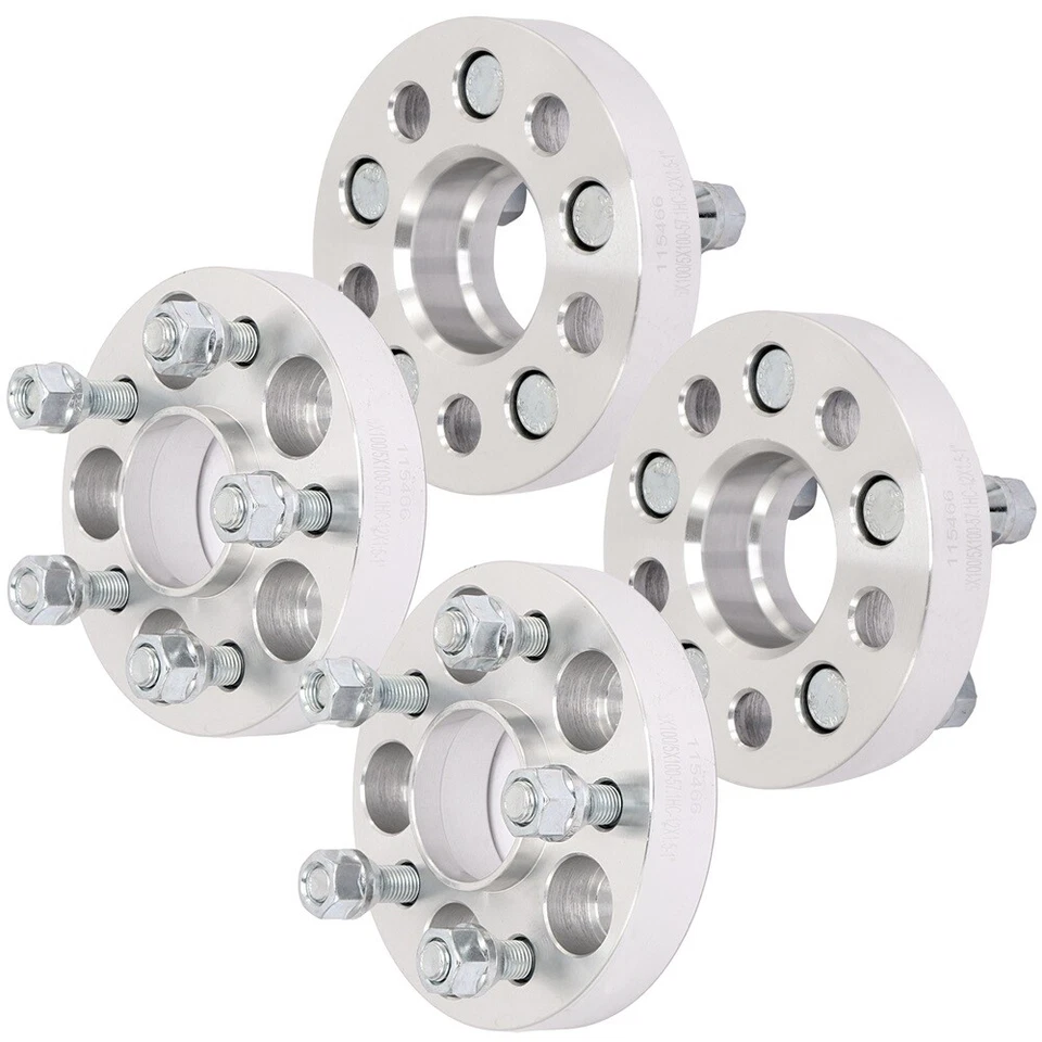 4Pcs 1" 5x100 Hub Centric Wheel Spacers 12x1.5 For Chevrolet Beretta 1987-1996 Foto 2 de 4