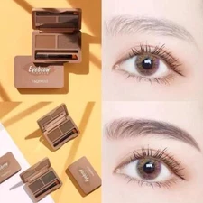 -Eyebrow Powder Fine Delicate Powder Holding Makeup Coloring Sweat Resistan