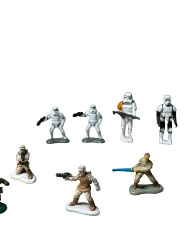 Star Wars Micro Machines Mixed Lot -25-Ships, Figures, AT-ST Imperial Scout Walk - Picture 4 of 15