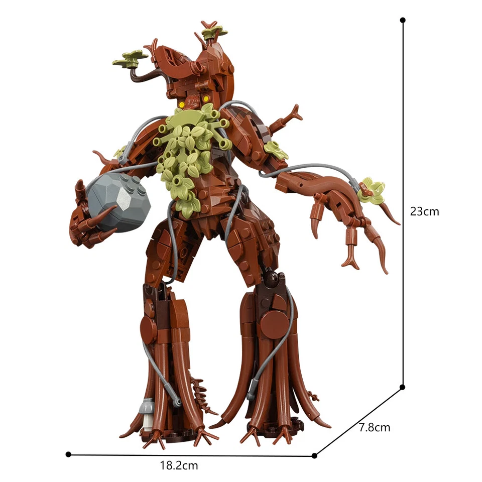 Treebeard Model Action Figure Building Blocks Toy Set MOC Bricks Collection Gift - Image 2 of 4