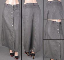 NWT Women Size S-3XL A-line Long Skirt LUREX SILVER GRAY COLOR, SG-85964