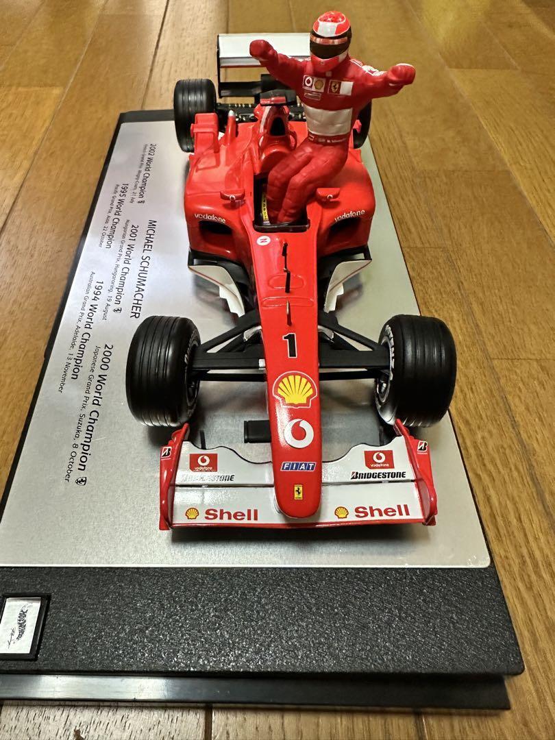 ミニカー HW 1/18 Ferrari F-2002 #1 Schumacher Hot Wheels 1/18 Ferrari F-2002 Limited Michael Schumacher #1