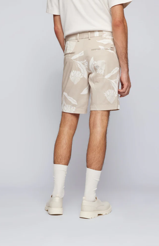 Mens Hugo Boss Chino Shorts Light Beige Slice Short2 - Size W38 - Picture 3 of 8